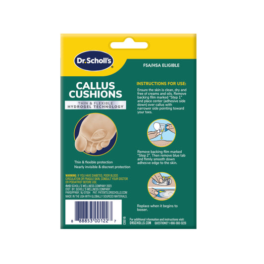 Callus Cushions with Hydrogel Technology
