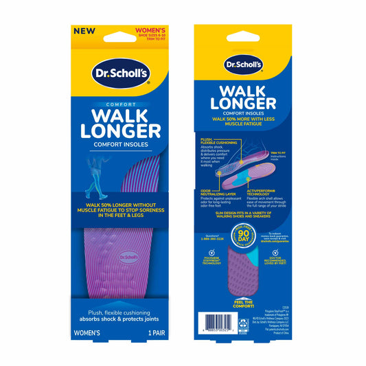 Walk Longer Insoles - Women's