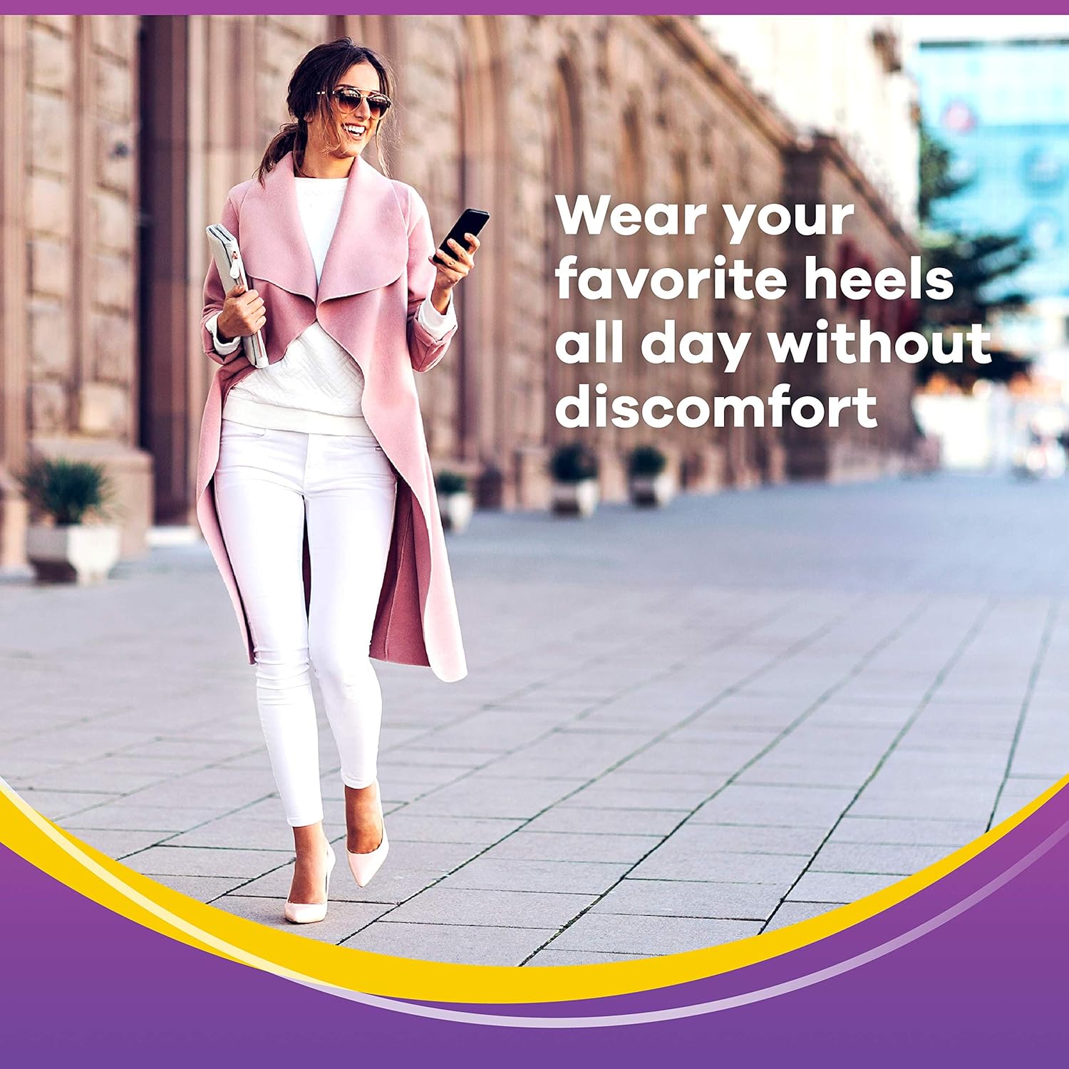 Stylish Step® Invisible Cushioning Insoles for High Heels