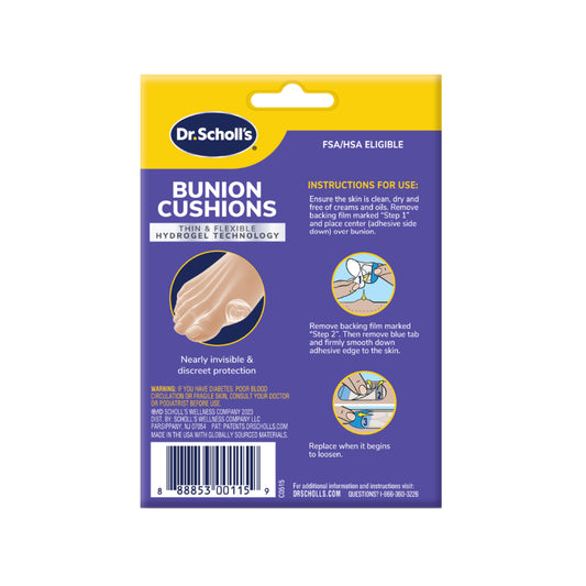 Bunion Cushions with Hydrogel Technology