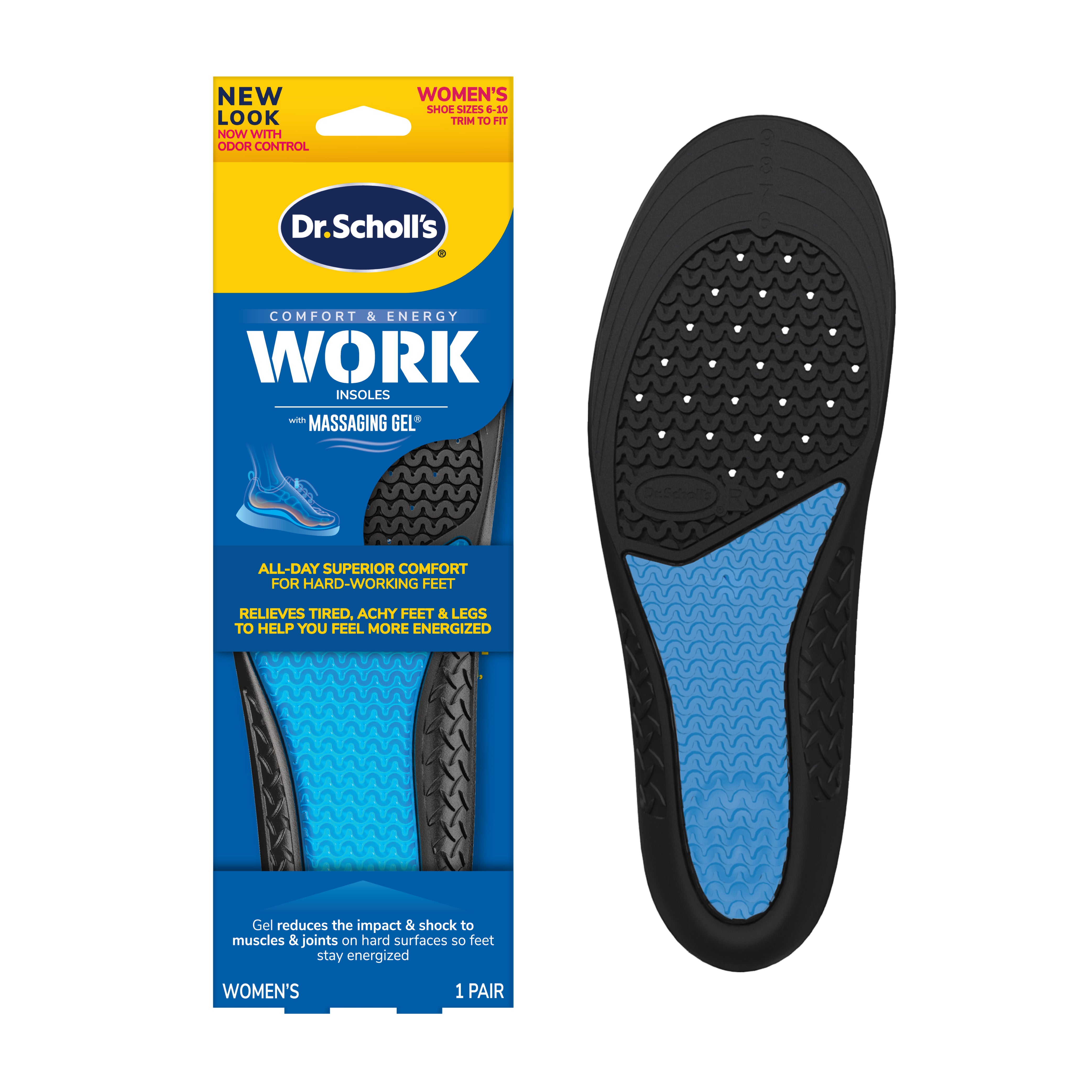 Work Insoles with Massaging Gel®