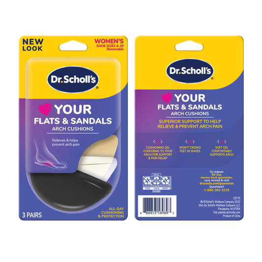 Love Your FLATS & SANDALS Arch Cushions