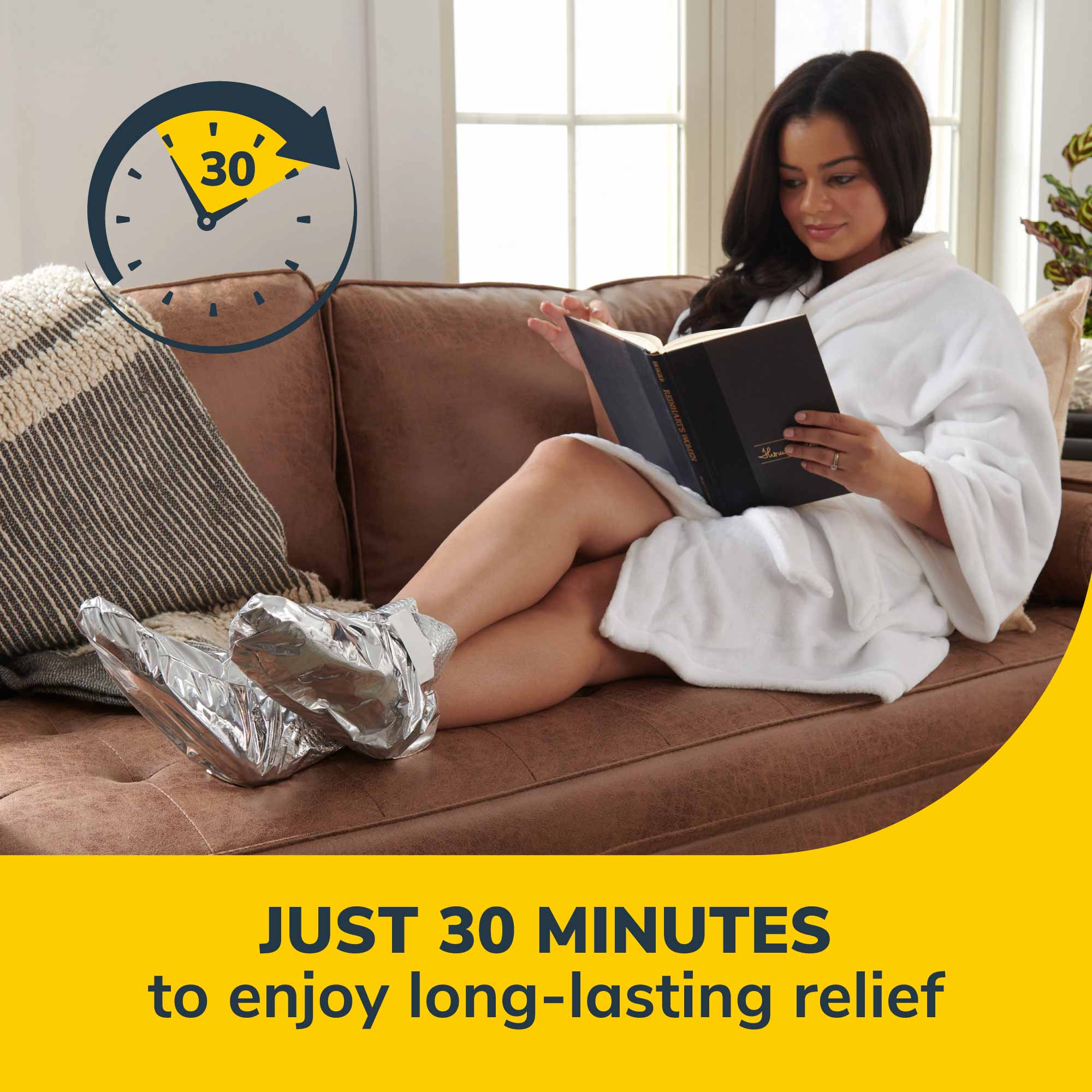 Tired, Achy Feet Soothing & Reviving Foot Mask